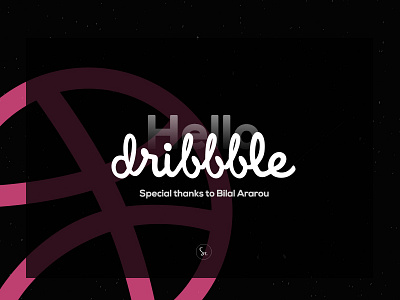 Hello Dribbble branding dribbble dribbblers hello logo