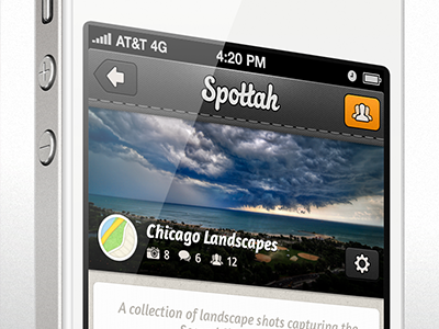 Spottah Album app iphone photography spottah