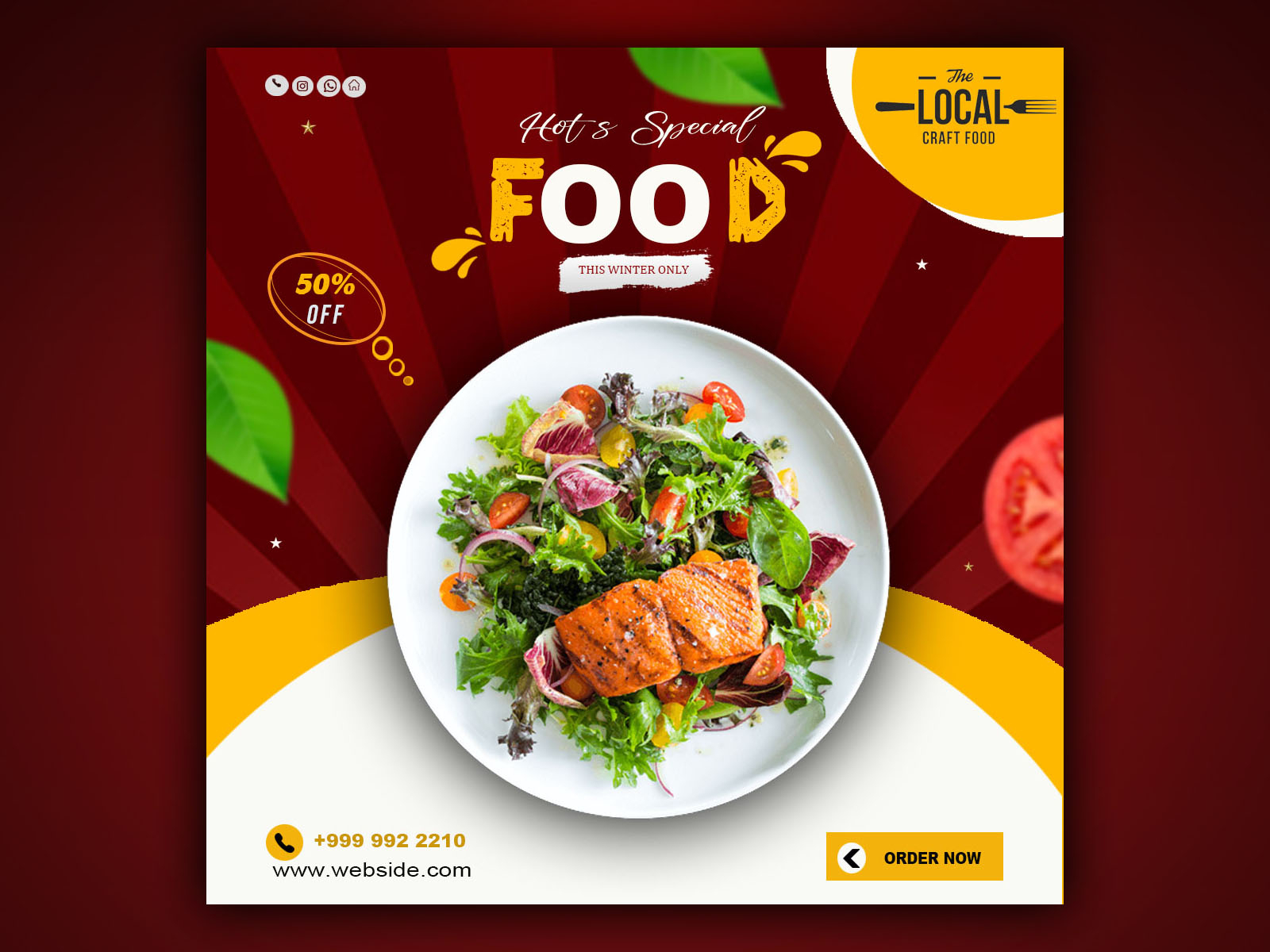 Food Banner By Vandana On Dribbble