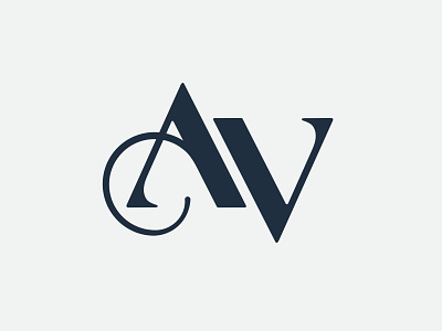 AV logo concept branding letter a letter v logo design monogram logo