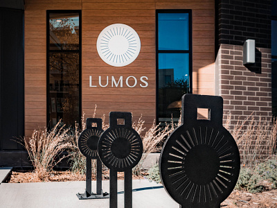 Lumos logo signage