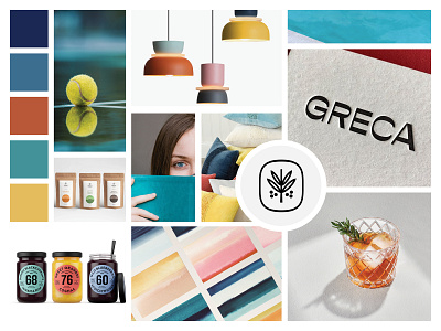 Moodboard - Spunky and smart bold branding bright creative direction design mood board moodboard real estate