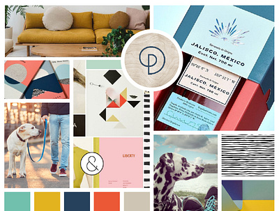 Moodboard - Pure branding bright cheerful colorful creative design creative direction mood board moodboard