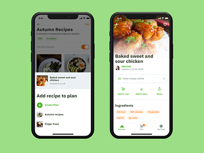 Adding a recipe ios ui