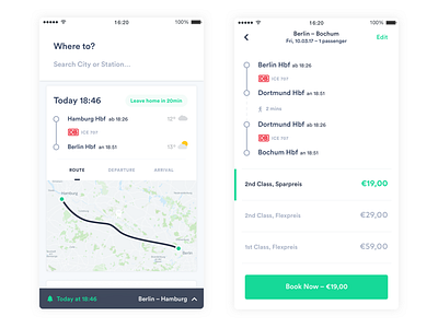 Route ios transport ui