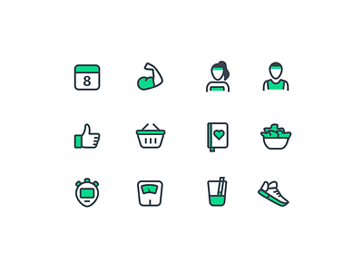 8fit icons icons illustration