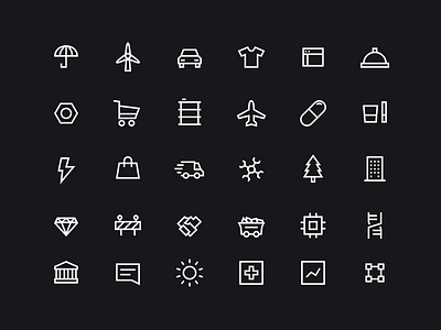 Filter icons