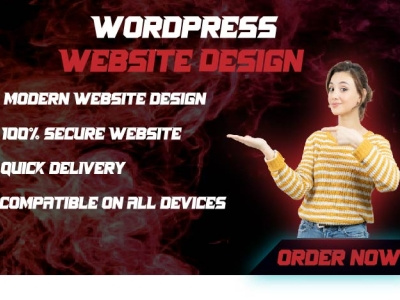 Wordpress Website Design design graphic design typography