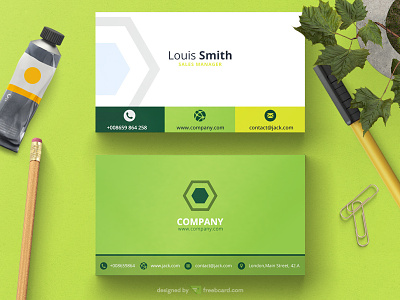 Corporate green business card template business card card corporate free download green print visit card