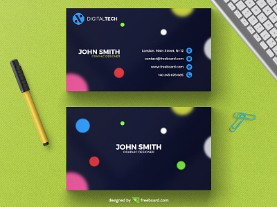 Corporate business card template blue business card card free download minimal name card photoshop print template visit card