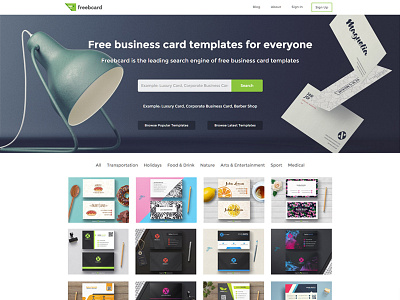 Freebcard Webdesign | Free psd, ai, eps business card templates.