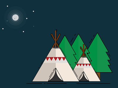 Native wigwame concept