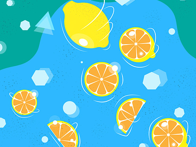 Lemons ai design flat fruit fruits icon illustration lemon lemons simple vector