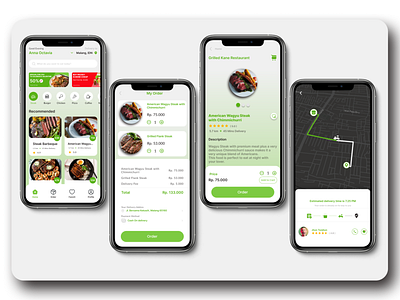 Food Delivery - Mobile App food delivery mobile app mobile design ui uiux design user interface design