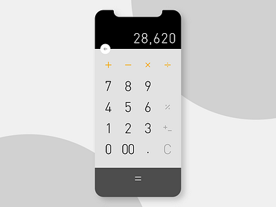 Calculator app branding conceptui design ui