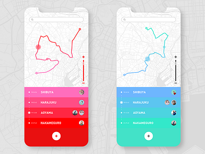 LocationTracker app concept conceptui design ui uiux