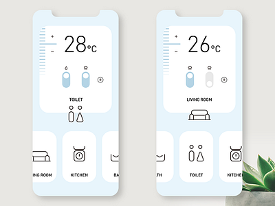 Home Control app branding conceptui design iot ui ui ux