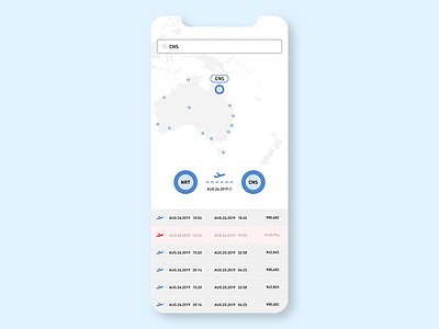 Flight Search app branding concept conceptui design ui