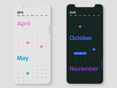 Calendar app branding concept conceptui design ui ui ux