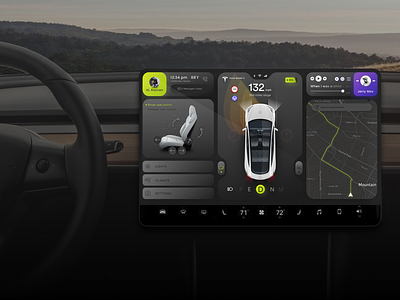 Tesla Model 3 Infotainment Screen Redesign