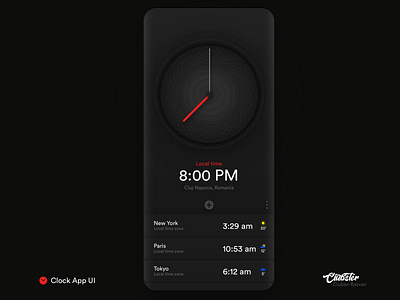 Clock App UI