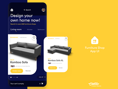 Furniture Shop App UI