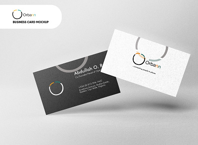 Orbann Business Card branding business card business card design design graphic design