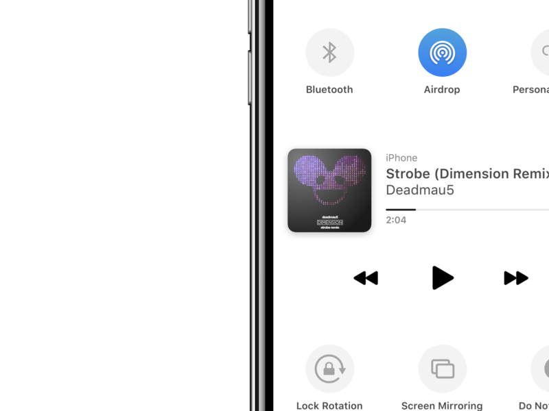 iOS Control Center App Concept app apple concept control center ios13