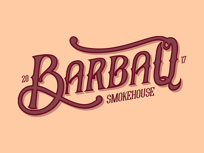 BarbaQ Smokehouse bbq branding grill logo restaurant smoked