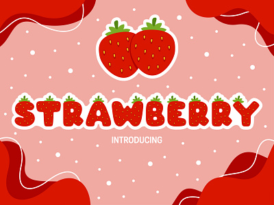 Color Font - STRAWBERRY 🍓