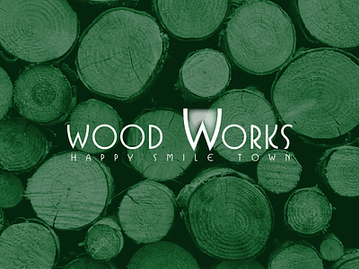 Wood Works LOGO illustrator logo vi