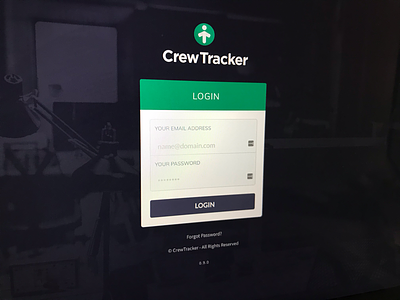 New CrewTracker app getting there... react