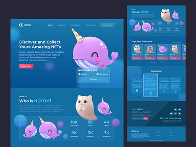 NOTOK - NFT Website Concept