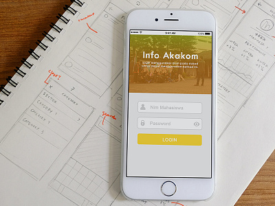Info Akakom Login Design