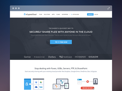 Homepage (WIP) cloud enterprise flat home page landing page security ui ux website