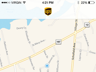 Ups Truck Tracker Map Ups Real Time Delivery Tracker By Gus Ba On Dribbble