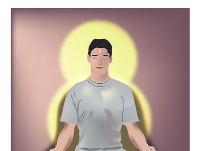 Yoga, Meditation vector graphic design illustration illustrator vect vector