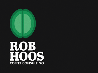Rob Hoos Personal Branding Logo branding coffee flat logo minimal