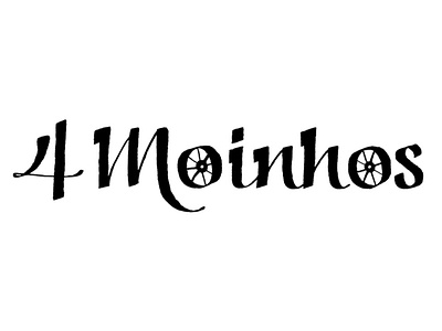 Identidade visual 4 Moinhos branding calligraphy design graphic design illustration lettering logo typography