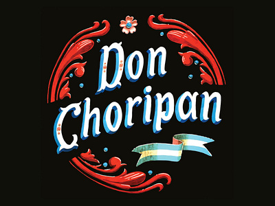 Identidade visual para a marca Don Choripan RJ