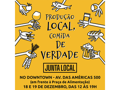 Ilustração para @ajuntalocal design diagramação graphic design illustration