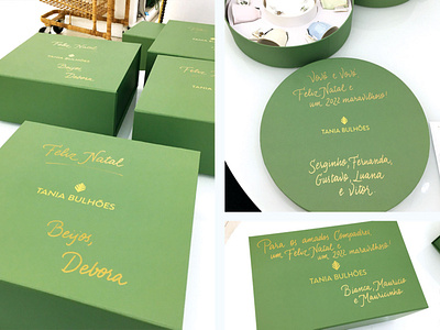 Personalização de presentes para @taniabulhoes branding calligraphy design lettering