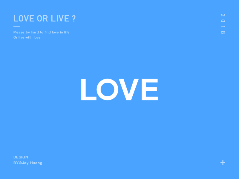 LOVE OR LIVE animation branding gif icon illustration interaction logo transition type ux