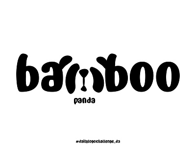 PANDA LOGO - BAMBOO W/ NO BAMBOOOOOOOOOOOO! branding dailylogochallenge design flat graphic design illustration logo ui ux vector