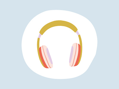 (3/8) Headphone Illustrated Icon