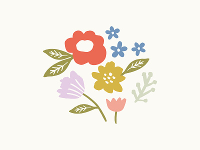 (7/8) Flower Doodles in Color