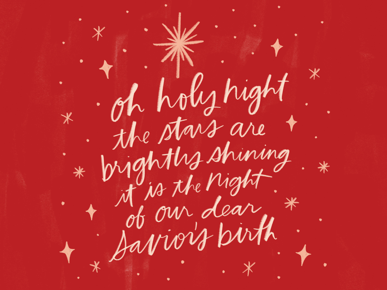Oh Holy Night by Kercia Jane on Dribbble
