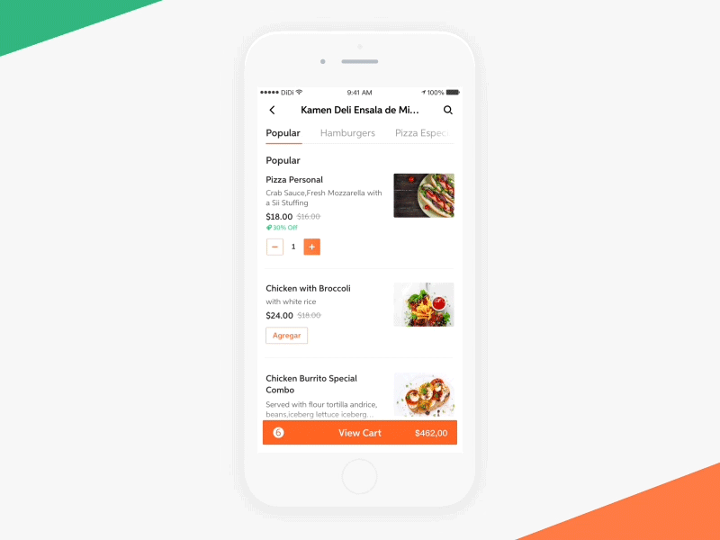 Food added to shopping cart food drink food app gif shopping cart
