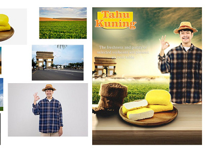 The Boy with Tofu adobe photoshop branding design ecommerce flyer graphic design illustration imagage editing image editing logo realistic manipualtio retouching