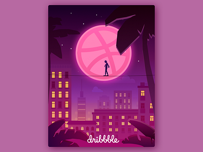 Hello Dribbble illustrator